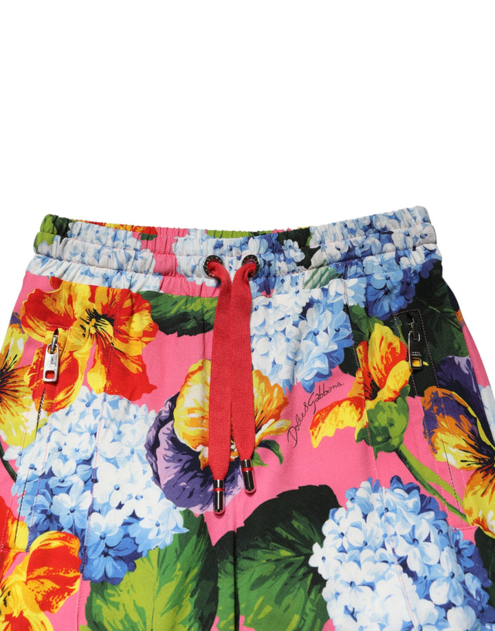 Dolce &amp; Gabbana Sample Sale Dolce &amp; Gabbana Multicolor Floral Mid Waist Jogger Pants - | Designer outlet