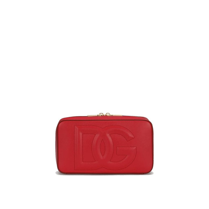 Dolce & Gabbana Red Calfskin Crossbody Bag