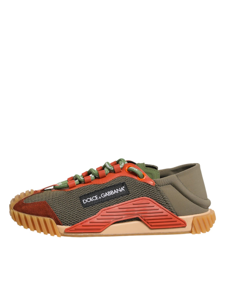 Dolce &amp; Gabbana Sample Sale Dolce &amp; Gabbana Multicolor Lace Up Low Top NS1 Sneakers Shoes - | Designer outlet