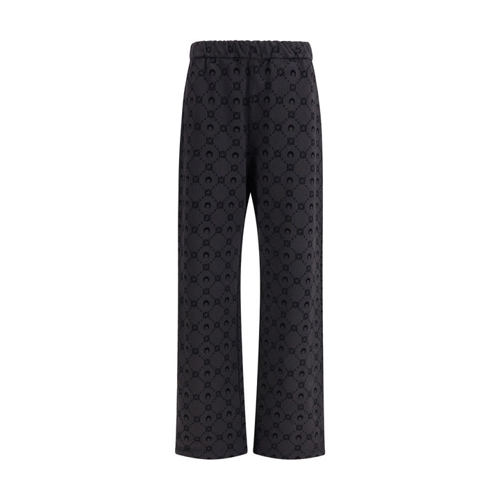 Marine Serre Gray Cotton Athletic Pants