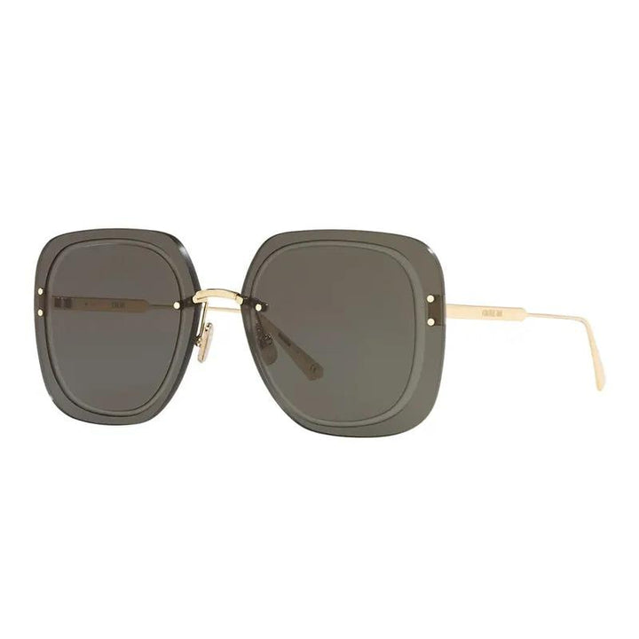 Dior Sunglasses Square Rimless, Gold Frame and Smoke Lens ULTRADIORSUB0A0