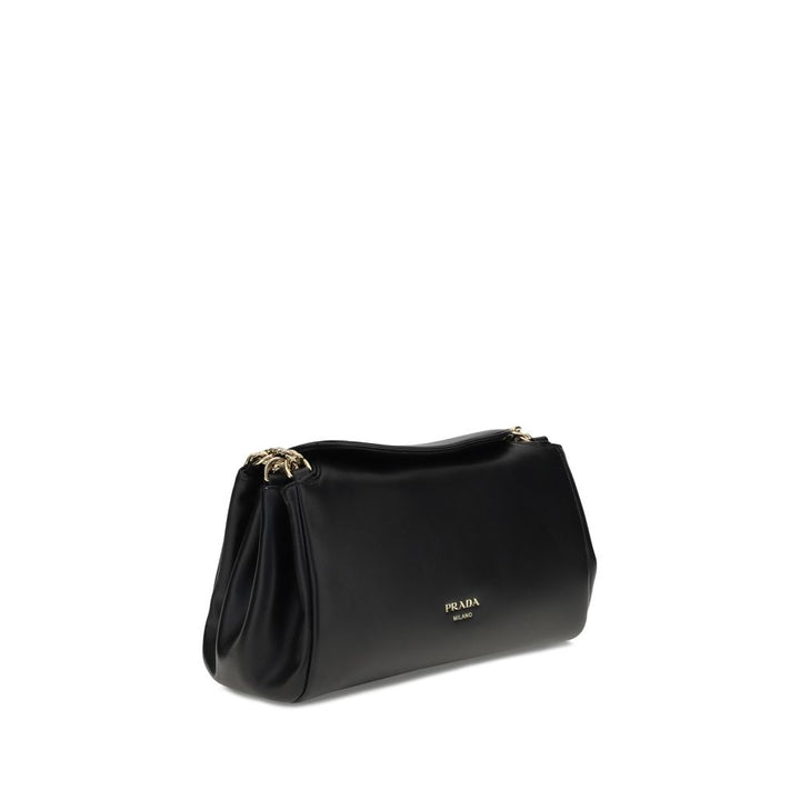 Prada Black Lamb Ovis Aries Aries Shoulder Bag