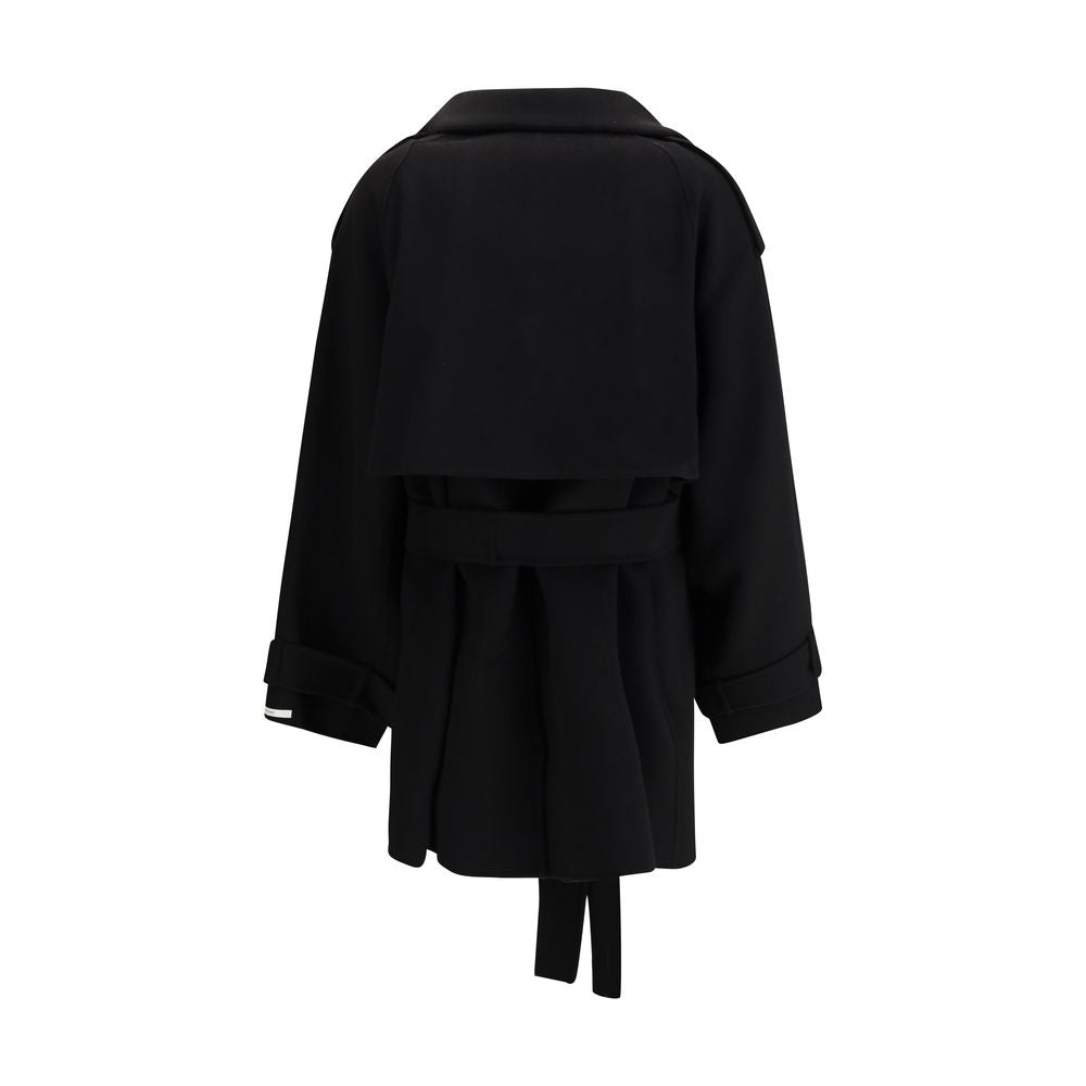 Max Mara Black Wool Coat by Max Mara outlet now on sale
