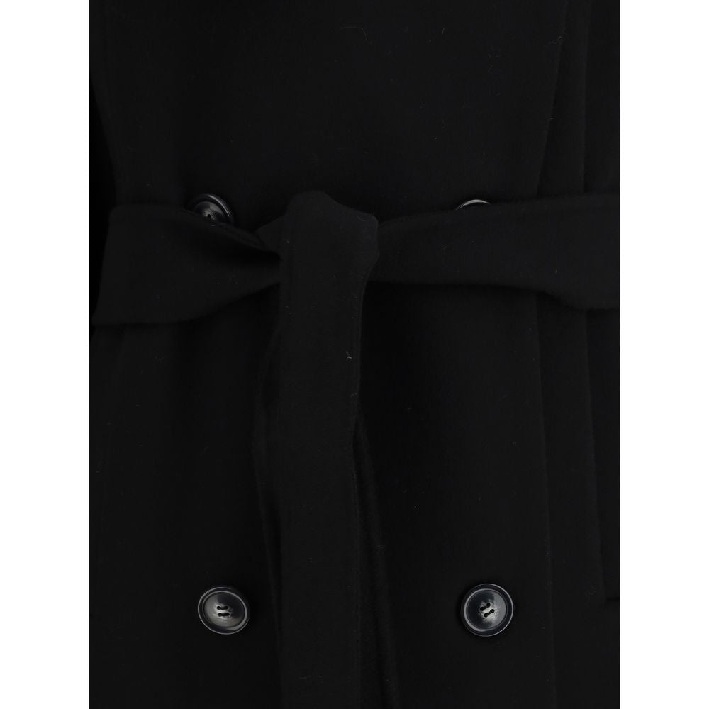 Max Mara Black Wool Coat by Max Mara outlet now on sale