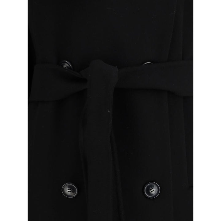 Max Mara Black Wool Coat by Max Mara outlet now on sale