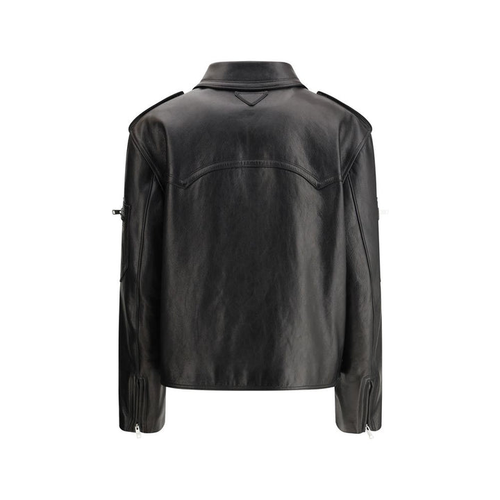 Prada Black Leather Jacket