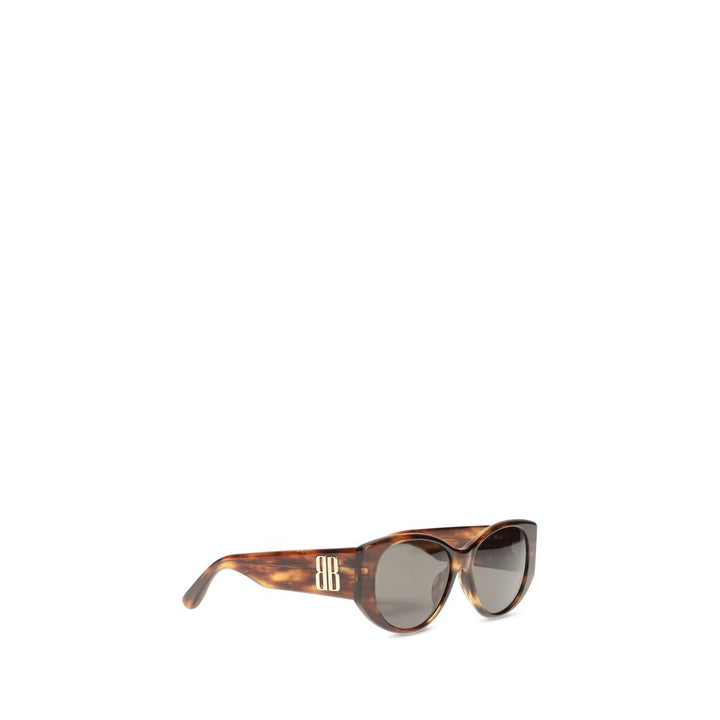 Balenciaga Brown Acetate Sunglasses
