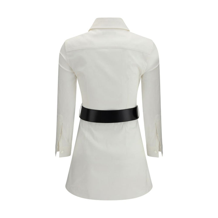 Balenciaga White Cotton Casual Dress