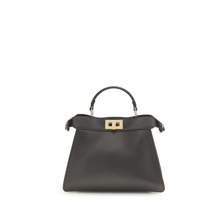 Fendi Brown Calf Leather Bos Taurus Handbag
