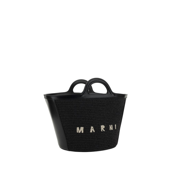 Marni Black Cotton Shoulder Bag