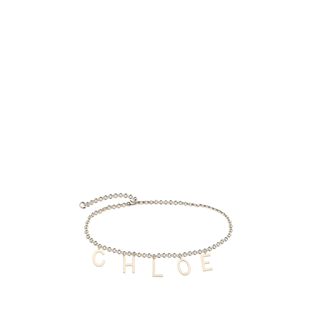 Chloé Gold Brass Regular Belt by Chloé outlet now on sale