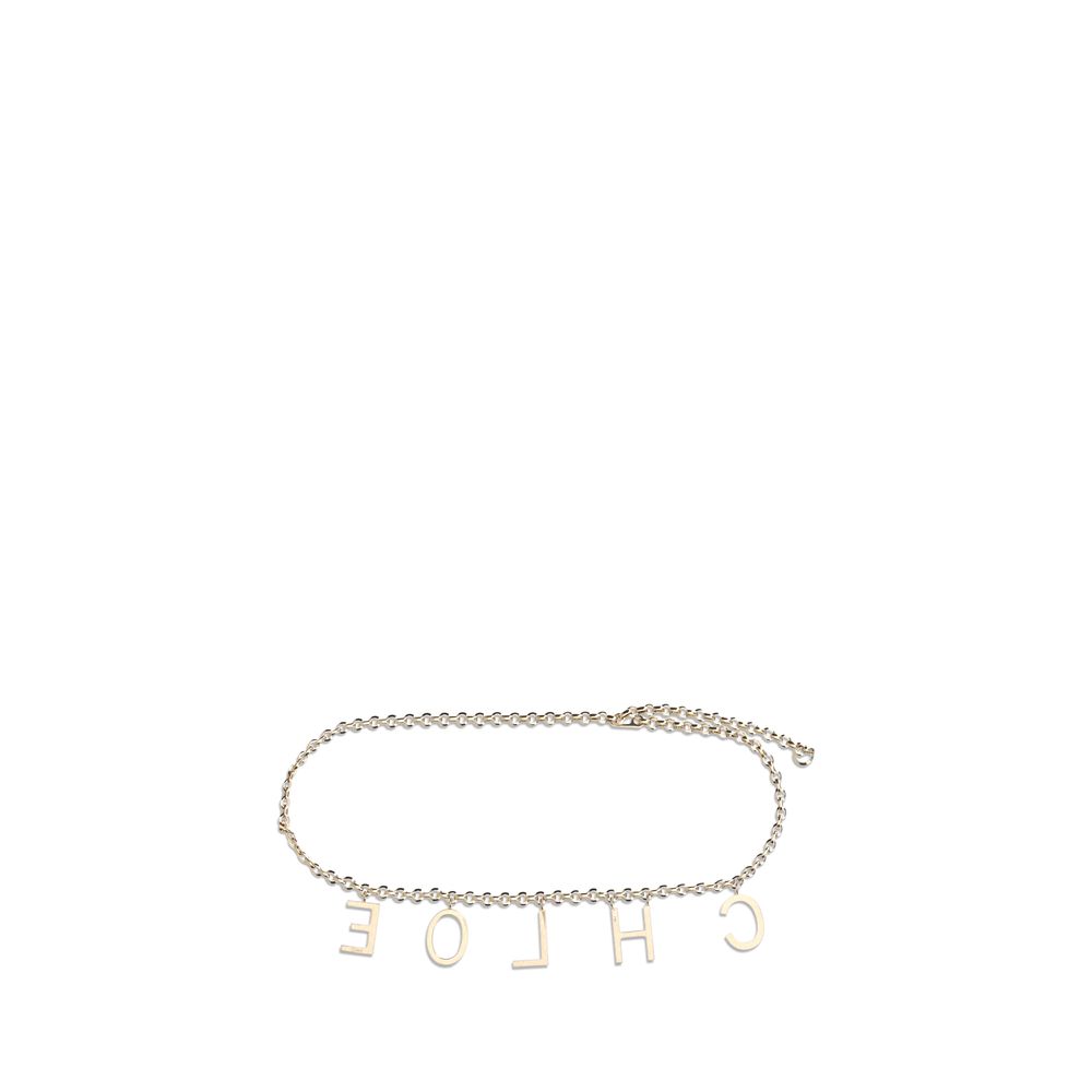 Chloé Gold Brass Regular Belt by Chloé outlet now on sale