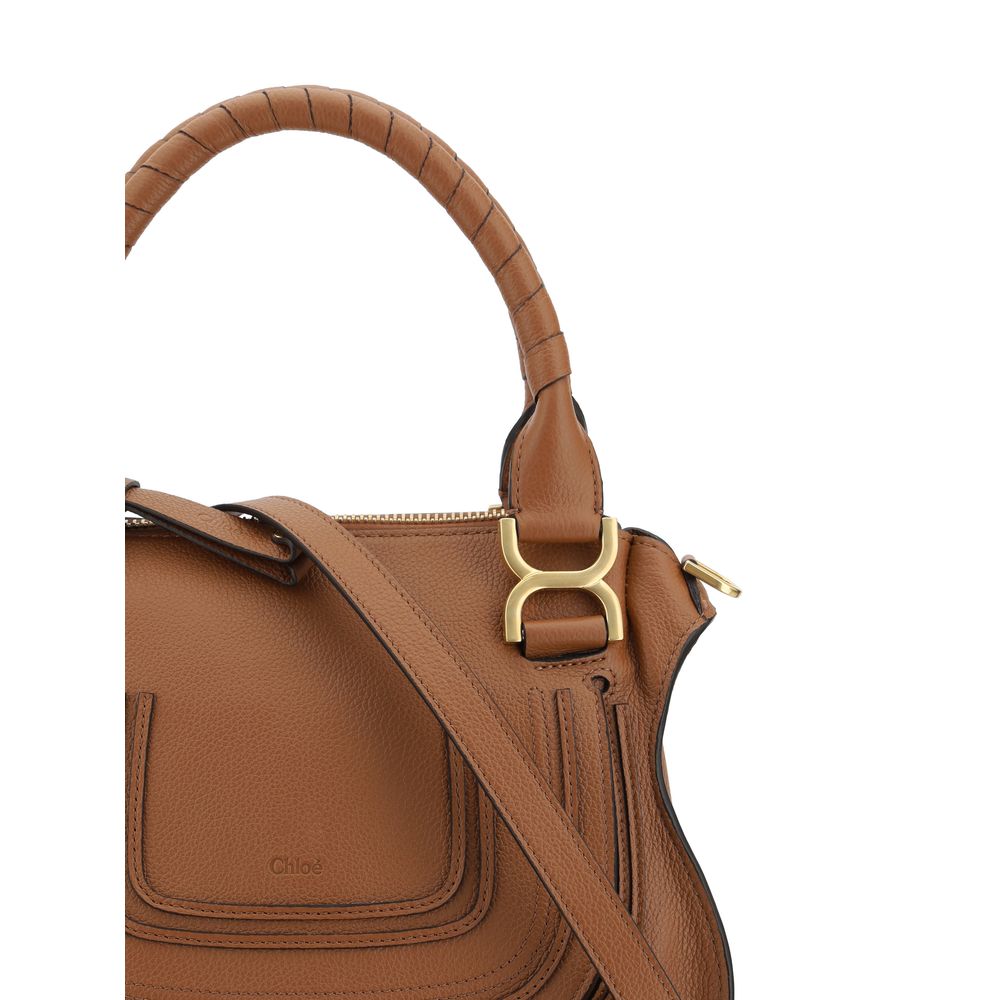 Chloé Brown Calf Leather Bos Taurus Shoulder Bag by Chloé outlet now on sale