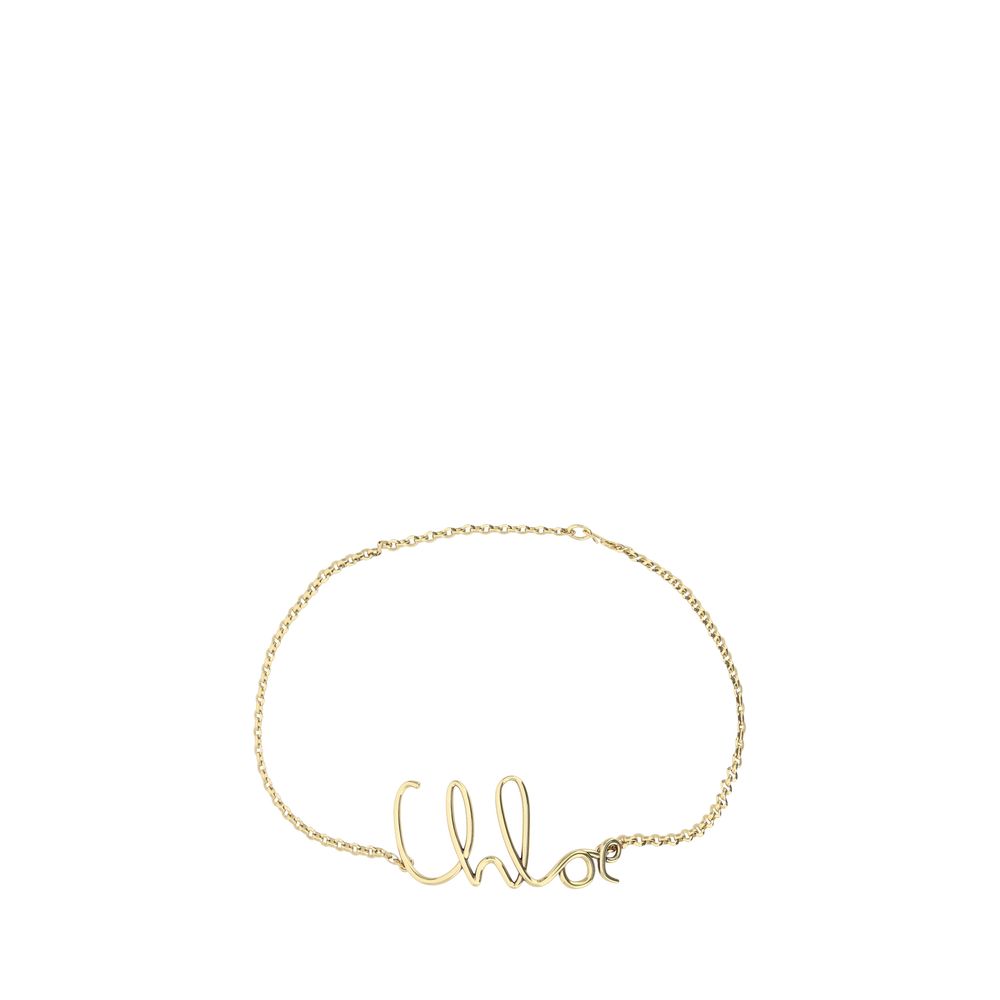 Chloé Gold Brass Thin Belt by Chloé outlet now on sale