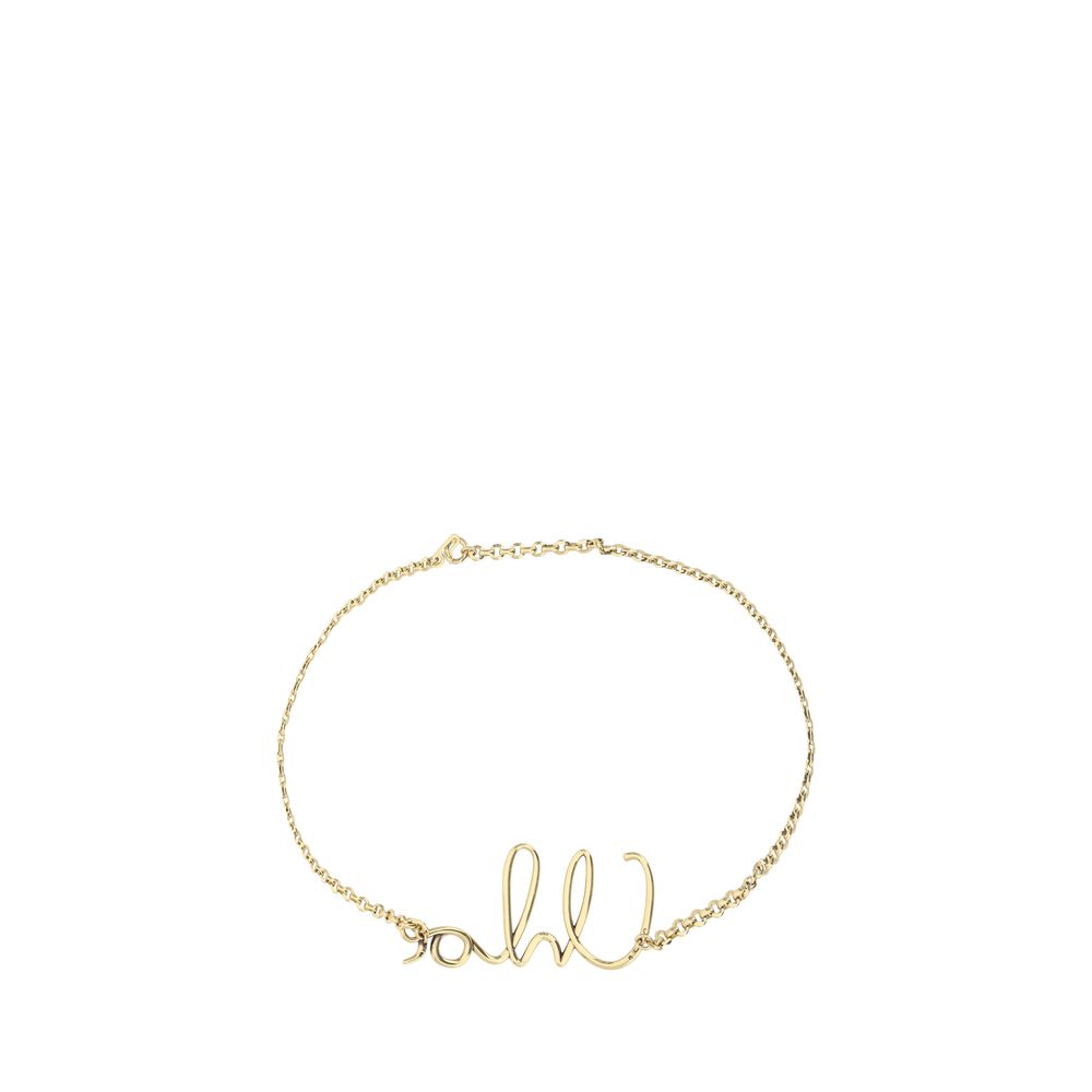 Chloé Gold Brass Thin Belt by Chloé outlet now on sale