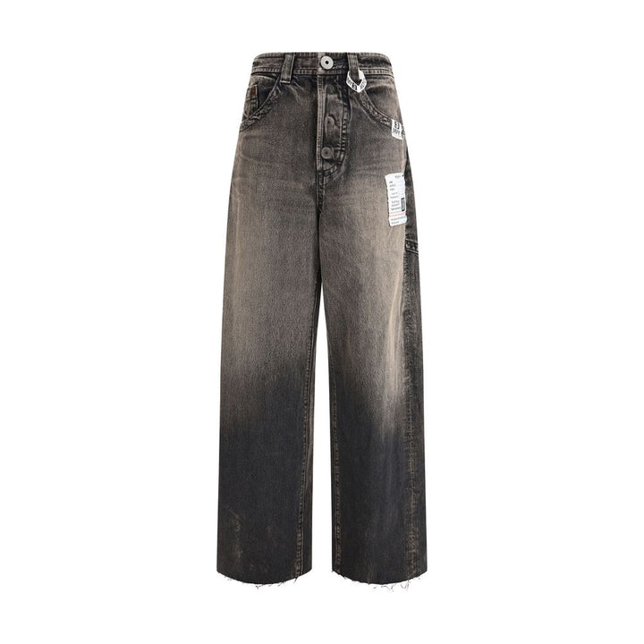 Maison Mihara Yasuhiro Black Cotton Jeans Denim by Maison Mihara Yasuhiro outlet now on sale