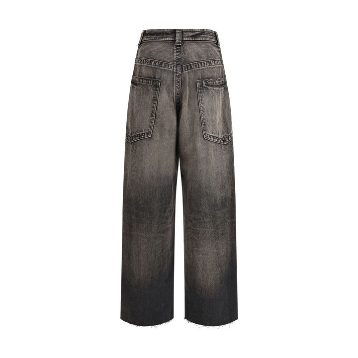 Maison Mihara Yasuhiro Black Cotton Jeans Denim by Maison Mihara Yasuhiro outlet now on sale