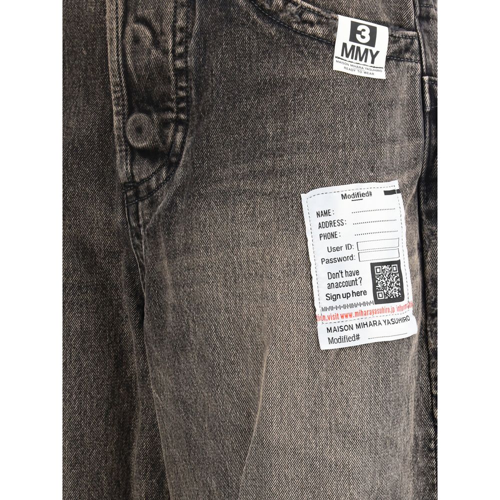 Maison Mihara Yasuhiro Black Cotton Jeans Denim by Maison Mihara Yasuhiro outlet now on sale