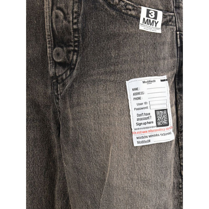 Maison Mihara Yasuhiro Black Cotton Jeans Denim by Maison Mihara Yasuhiro outlet now on sale