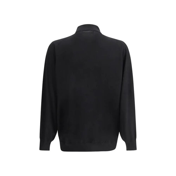 Brunello Cucinelli Sample Sale | Brunello Cucinelli Black Cashmere Dress Shirt - | Designer outlet