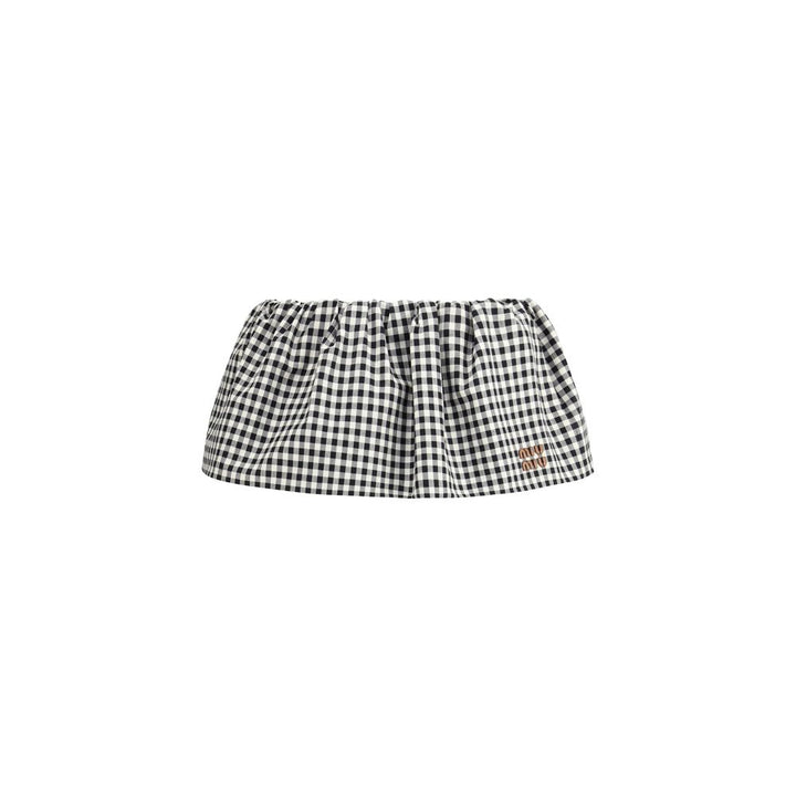 Miu Miu Multicolor Cotton Mini Skirt