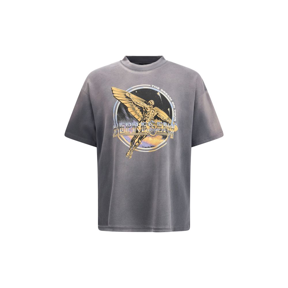 Represent Gray Cotton T-Shirt by Represent outlet now on sale