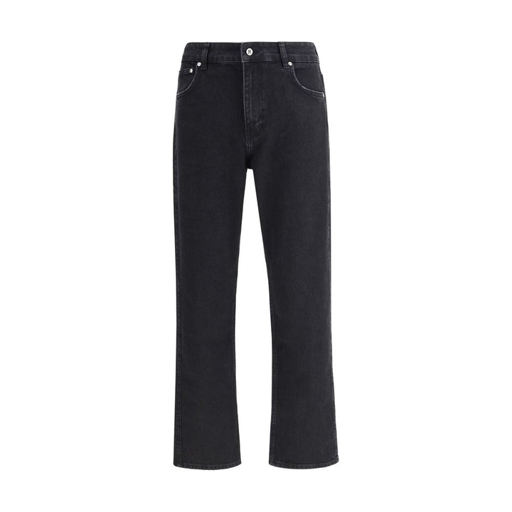 Represent Black Cotton Straight-Leg Jeans by Represent outlet now on sale