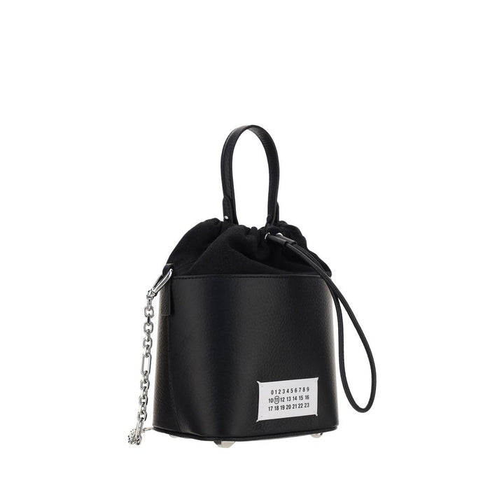 Margiela Black Calf Leather Bos Taurus Shoulder Bag