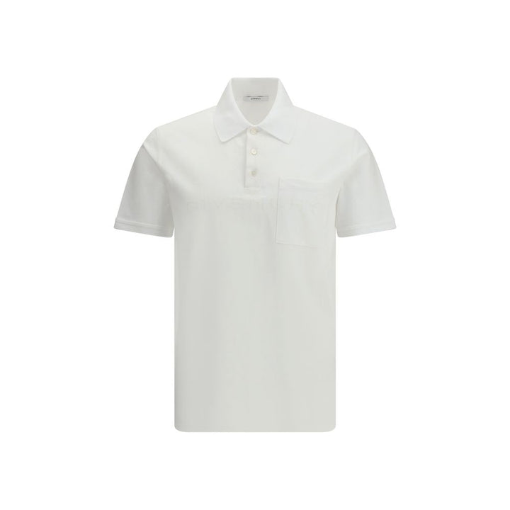 Givenchy White Cotton Polo Shirt by Givenchy outlet now on sale
