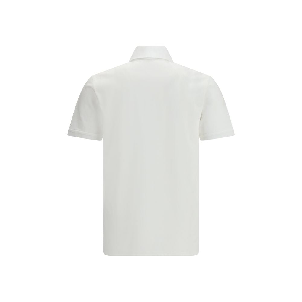 Givenchy White Cotton Polo Shirt by Givenchy outlet now on sale