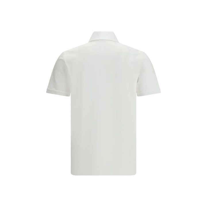 Givenchy White Cotton Polo Shirt by Givenchy outlet now on sale
