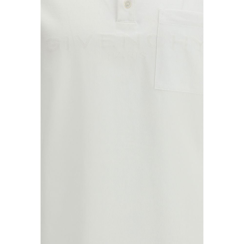 Givenchy White Cotton Polo Shirt by Givenchy outlet now on sale