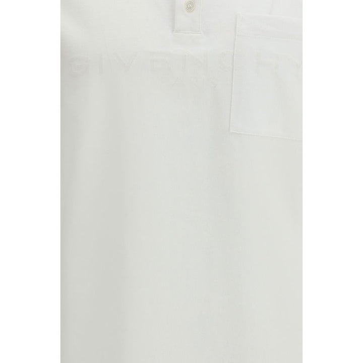 Givenchy White Cotton Polo Shirt by Givenchy outlet now on sale