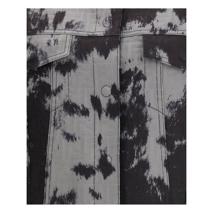 Fendi Black Cotton Denim Jacket