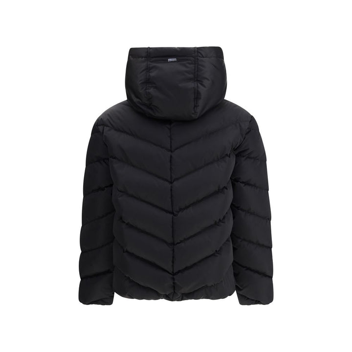 Herno Black Polyester Jackets And Coat