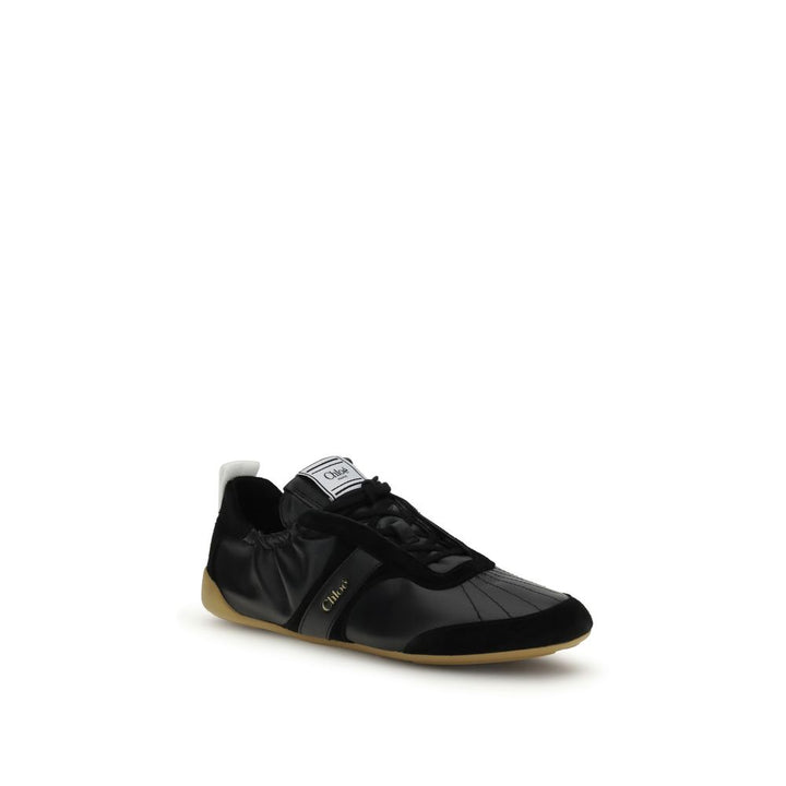 Chloé Black Goatskin Athletic Sneakers by Chloé outlet now on sale
