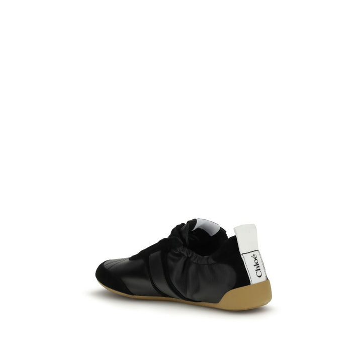 Chloé Black Goatskin Athletic Sneakers by Chloé outlet now on sale