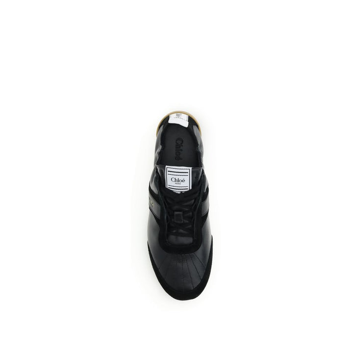 Chloé Black Goatskin Athletic Sneakers by Chloé outlet now on sale