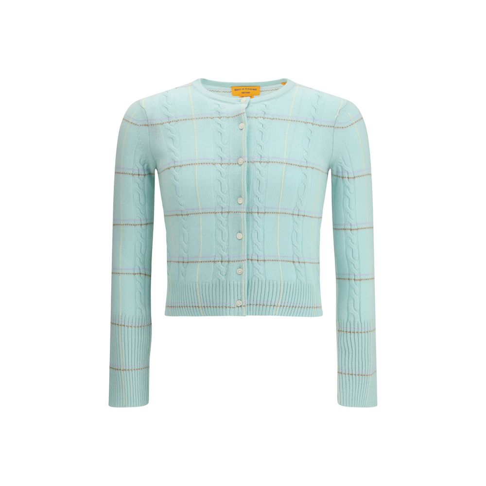 Guest in Residence Light Blue Cashmere Cardigan by Guest in Residence outlet now on sale
