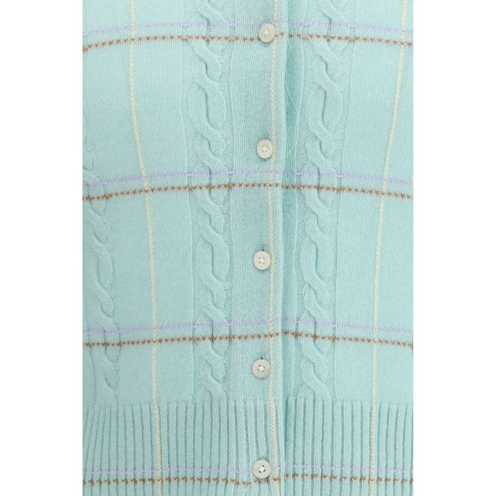 Guest in Residence Light Blue Cashmere Cardigan by Guest in Residence outlet now on sale