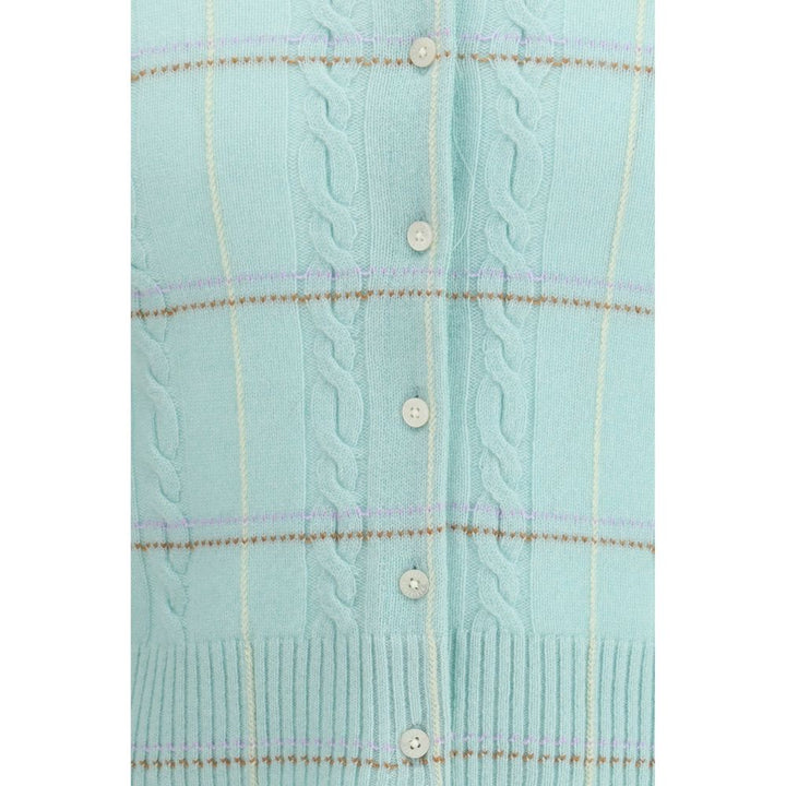 Guest in Residence Light Blue Cashmere Cardigan by Guest in Residence outlet now on sale