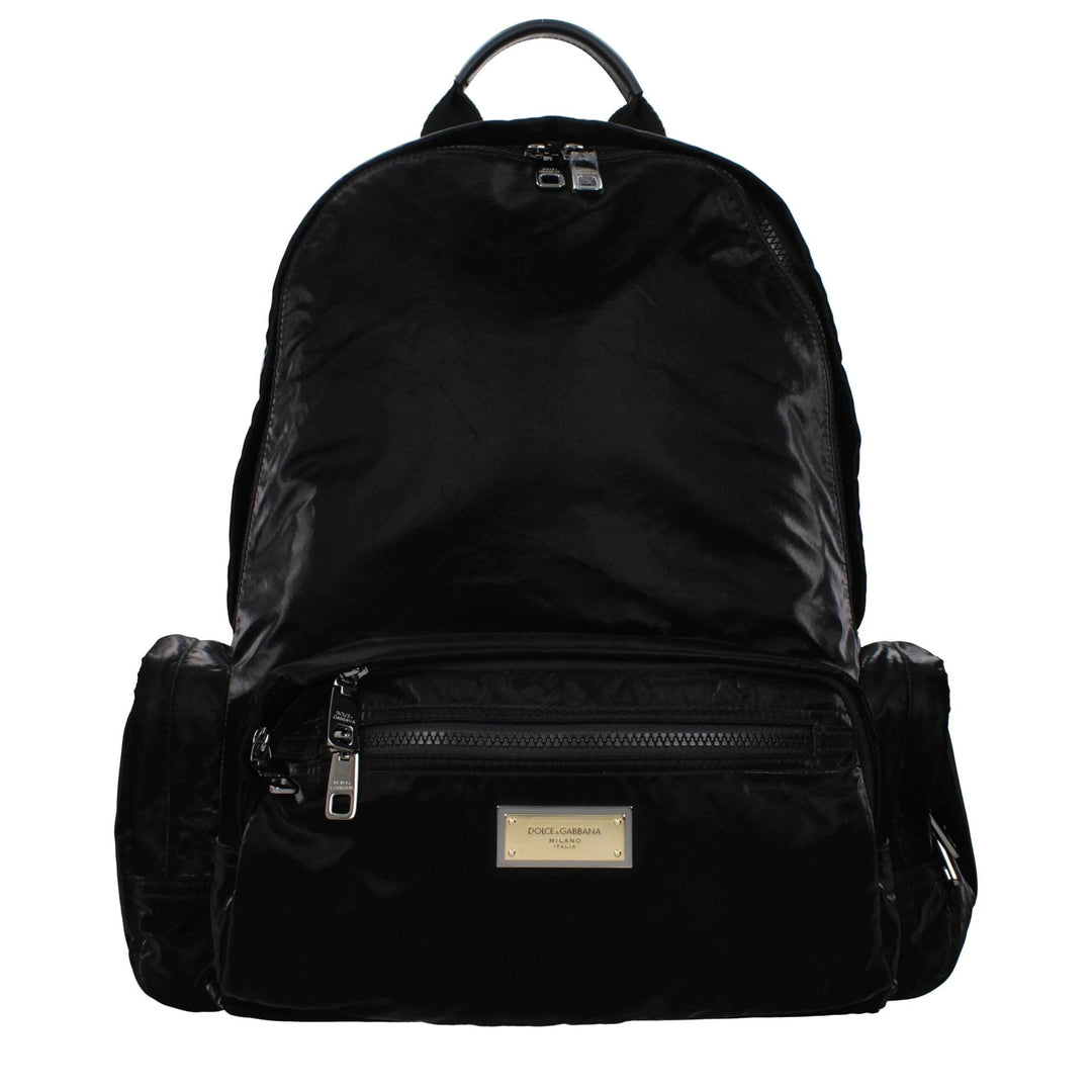 Dolce & Gabbana Nylon Backpack Black BAG1433