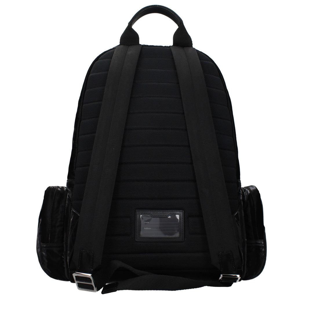 Dolce & Gabbana Black Nylon Backpack