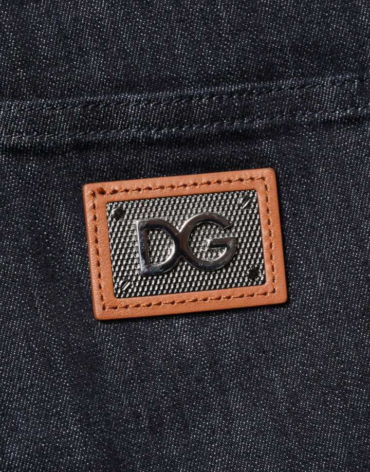 Dolce & Gabbana Black Cotton Stretch Skinny Denim Men Jeans by Dolce & Gabbana outlet now on sale