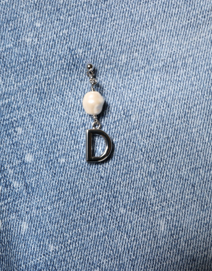 Dolce & Gabbana Blue Embellished Cotton Skinny Denim Jeans by Dolce & Gabbana outlet now on sale