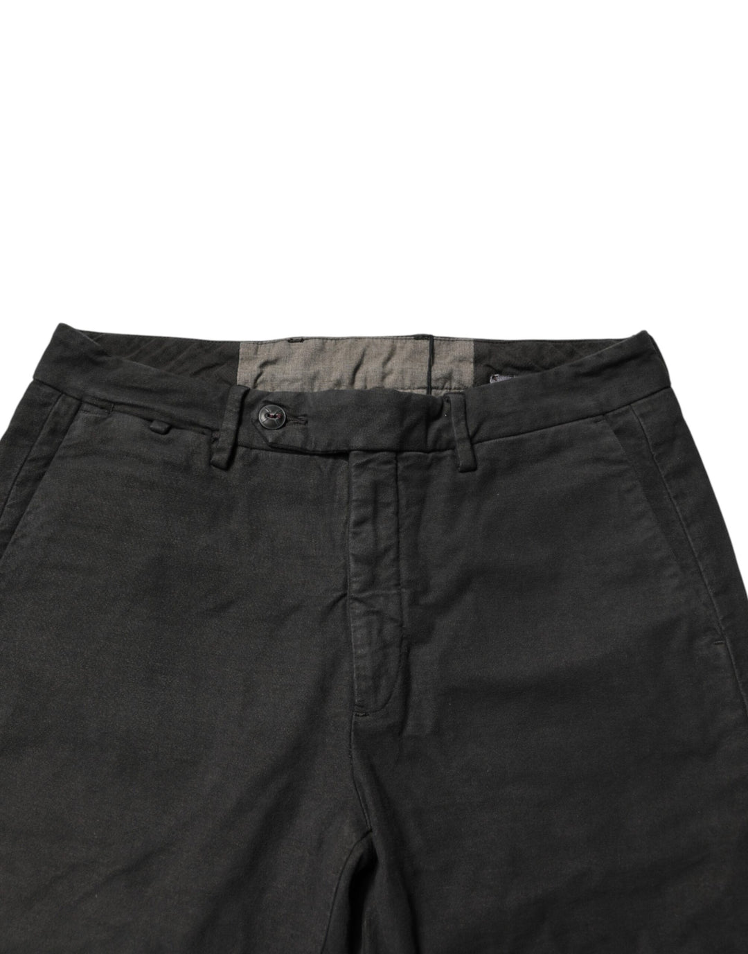 Maison Clochard Dark Gray Cotton Mid Waist Skinny Men Denim Jeans by Maison Clochard outlet now on sale