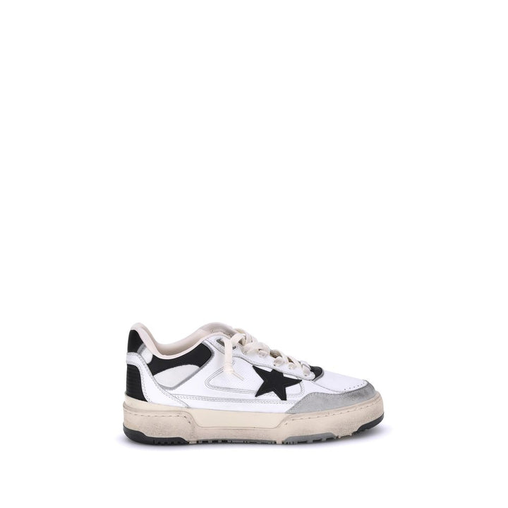 Golden Goose White Calf Leather Bos Taurus Chunky Sneakers by Golden Goose outlet now on sale