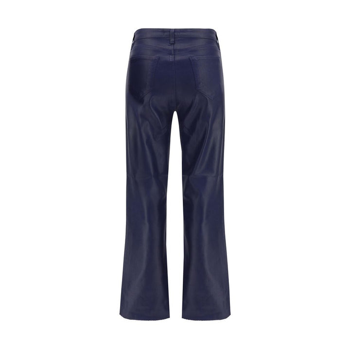 L'Agence Blue Cotton High-Waisted Jean by L'Agence outlet now on sale