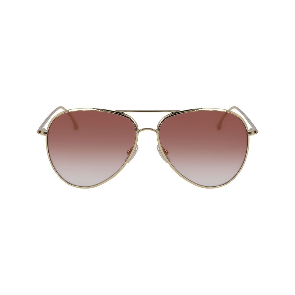 Victoria Beckham Gold Metal Sunglasses
