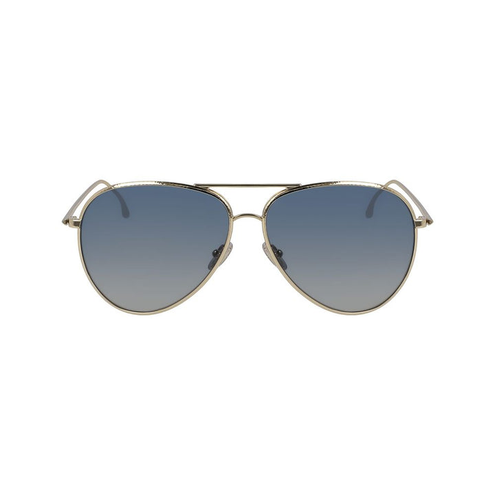 Victoria Beckham Gold Metal Sunglasses